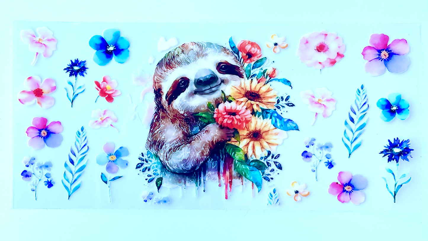 Sloth 16oz Tumbler Vinyl Wrap/Decal