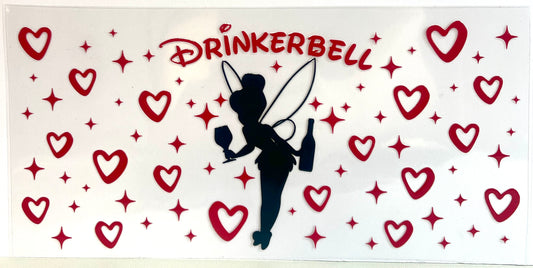 Drinkerbell 16oz UVDTF Cup/Tumbler Vinyl Wrap/Decal