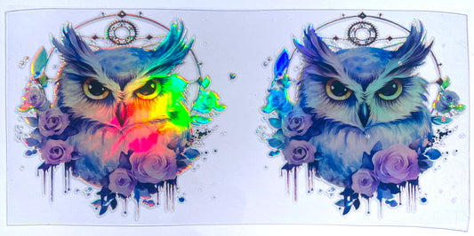 16oz Holographic UVDTF Cup/Tumbler Vinyl Wrap/Decal - ANIMALS11