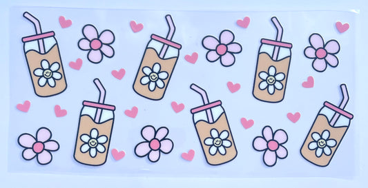 16oz UVDTF Cup/Tumbler Vinyl Wrap/Decal - DRINK02