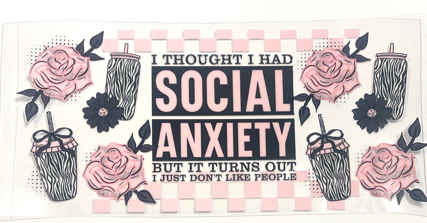 16oz UVDTF Cup/Tumbler Vinyl Wrap/Decal