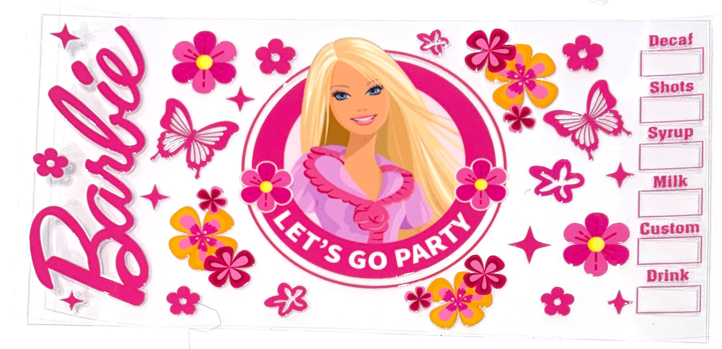 16oz UVDTF Cup/Tumbler Vinyl Wrap/Decal