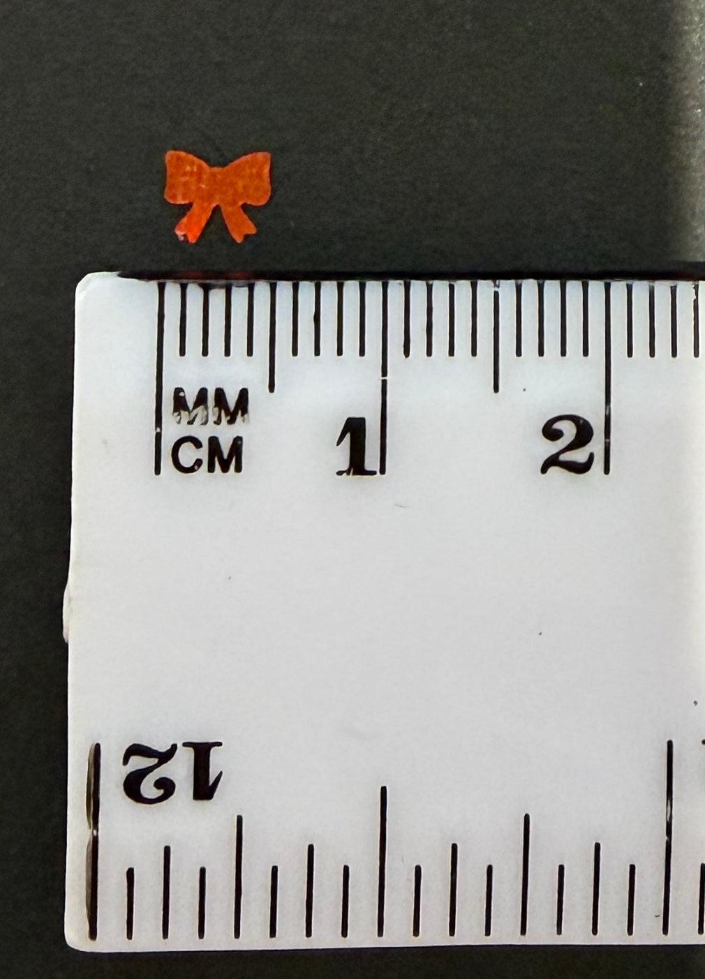 Red Bows Glitter Shapes/Confetti