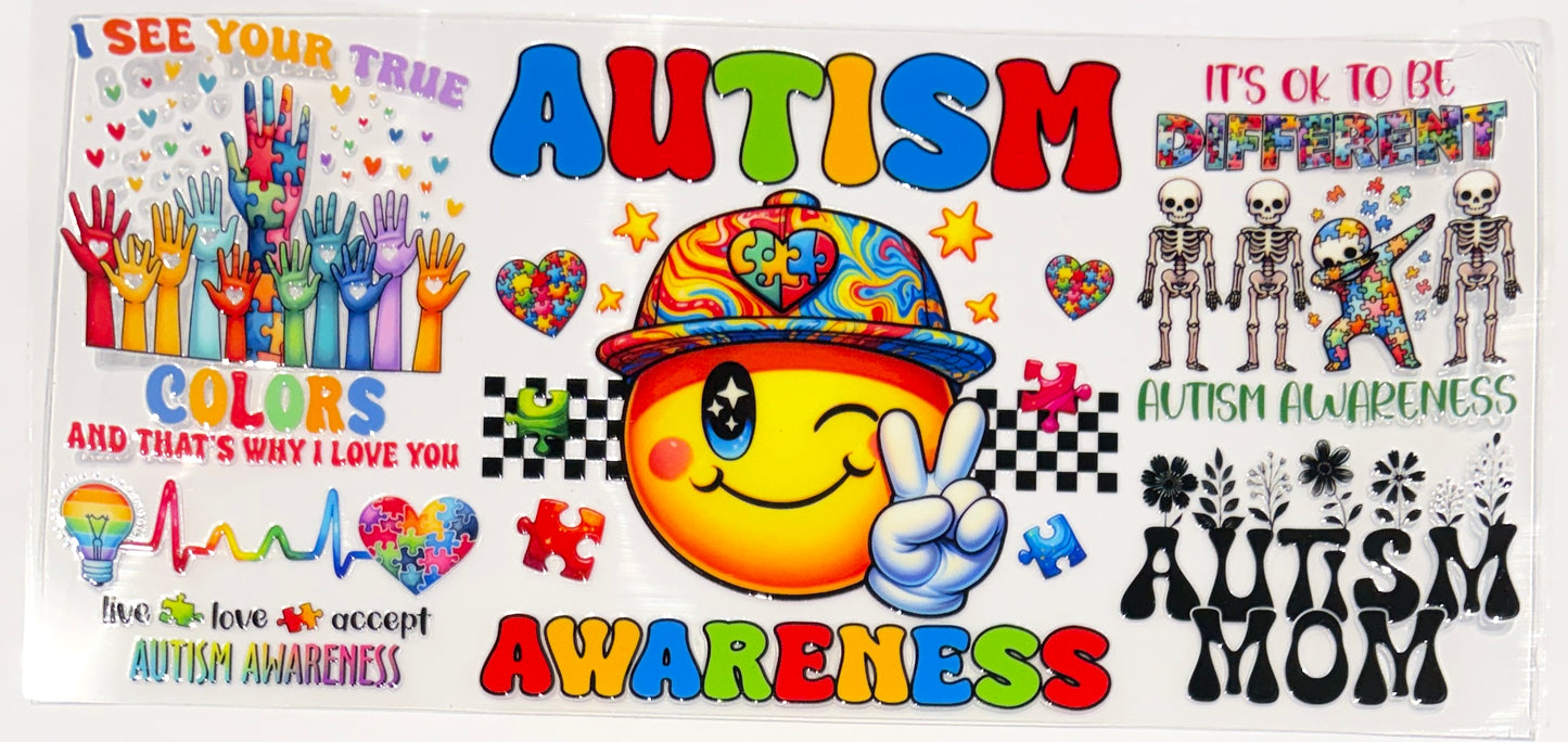 16oz UVDTF Cup/Tumbler Vinyl Wrap/Decal