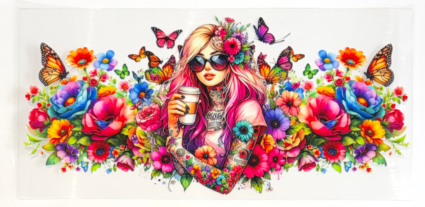 16oz UVDTF Cup/Tumbler Vinyl Wrap/Decal