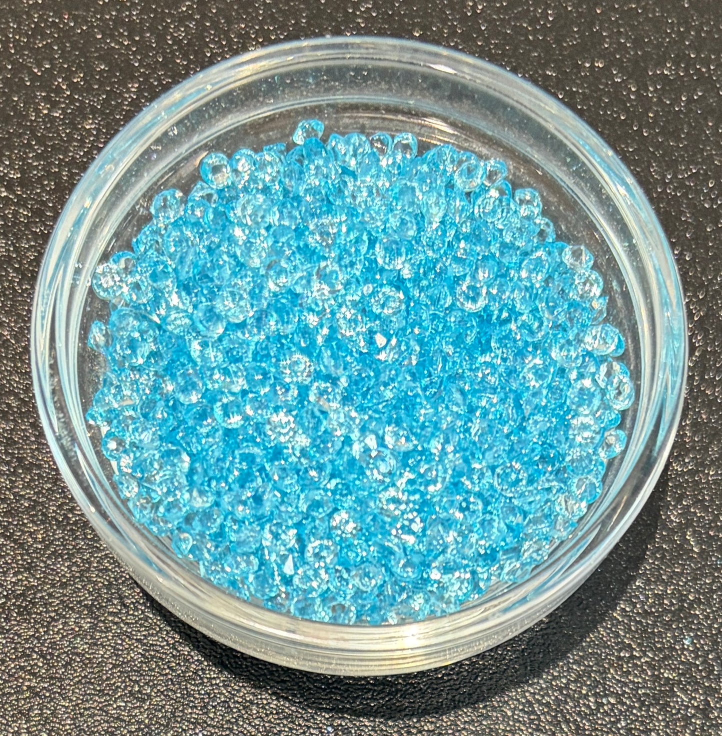 Light Blue - 3mm Pointback Crystal Rhinestones - 125g Bag