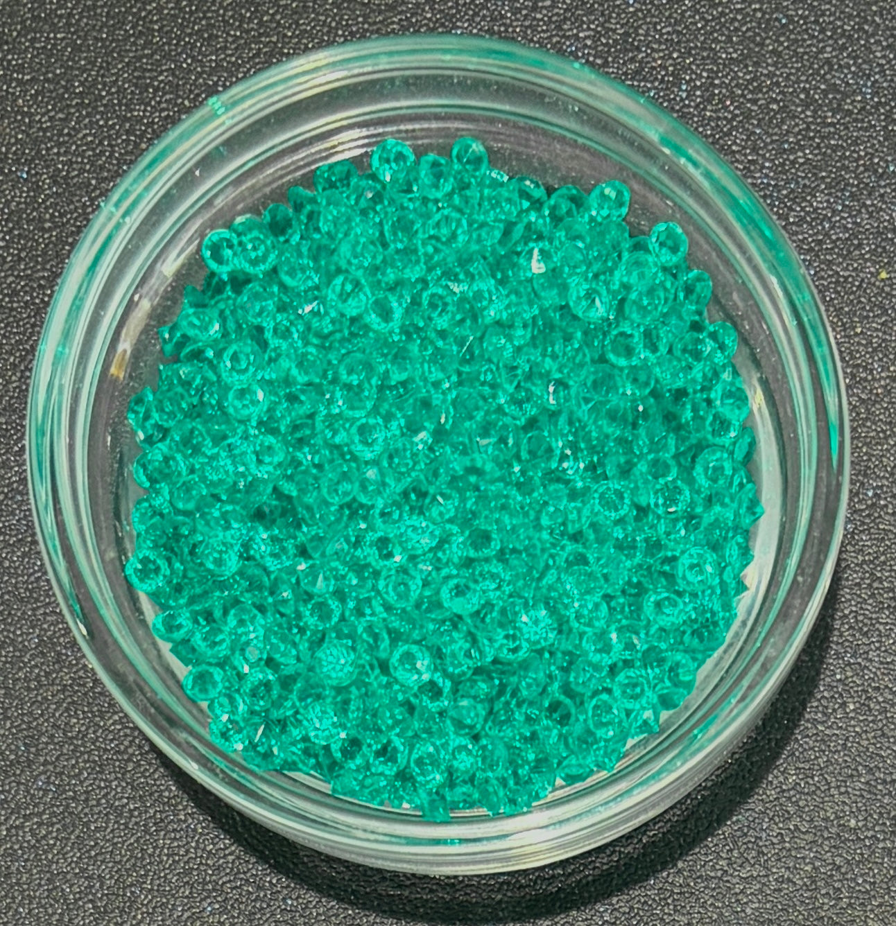 Sea Green - 3mm Pointback Crystal Rhinestones - 125g Bag