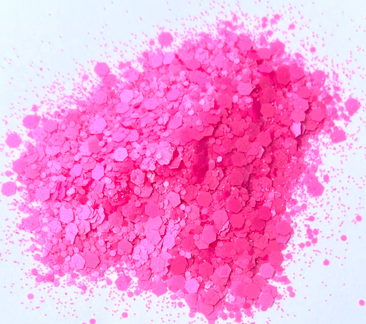 Vista Paradise - Chunky Mix Neon Pink Glitter