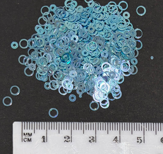 Blue Rings Glitter Shapes/Confetti