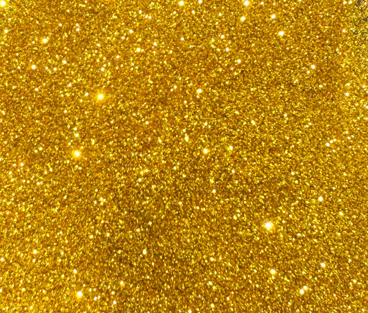 Golden Harvest fine gold glitter flakes with metallic shine for craft projects