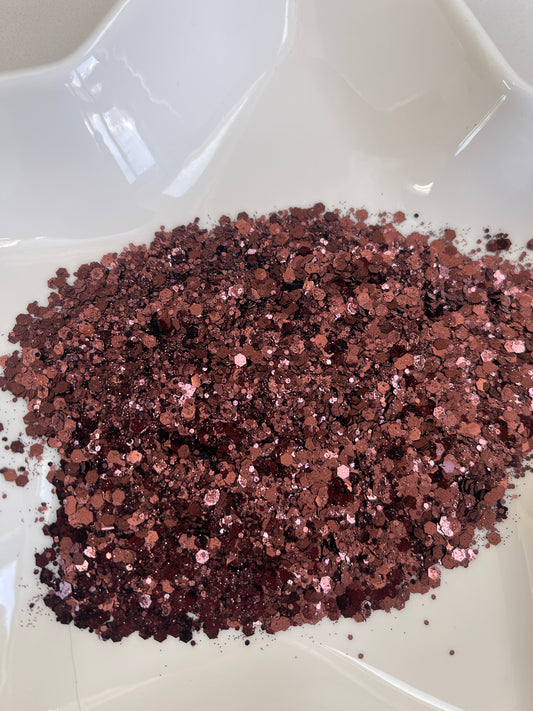 Chunky Mix Glitter in Chocolate Cosmos