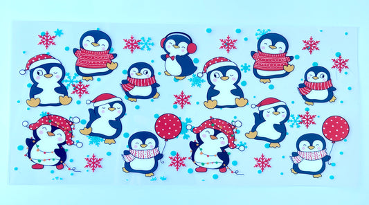 Penguins 16oz Tumbler Vinyl Wrap/Decal