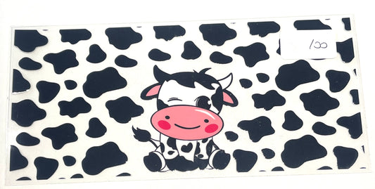 Cute Winking Cow 16oz Tumbler Vinyl Wrap/Decal