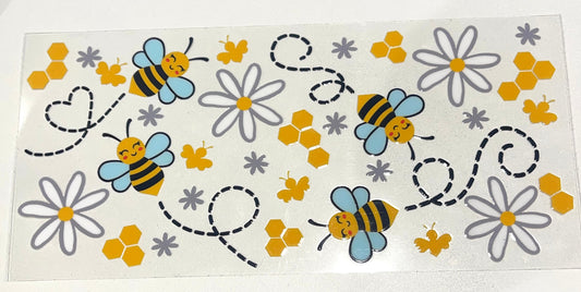 Bees 16oz Tumbler Vinyl Wrap/Decal