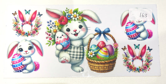 Easter Bunny Holding Egg 16oz Cup/Tumbler Vinyl Wrap/Decal