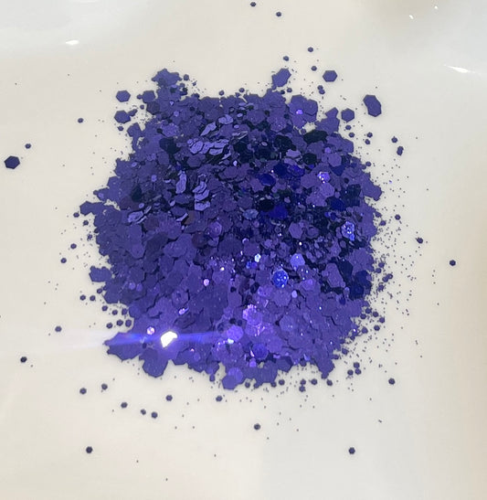 Chunky Mix Glitter in Lavender