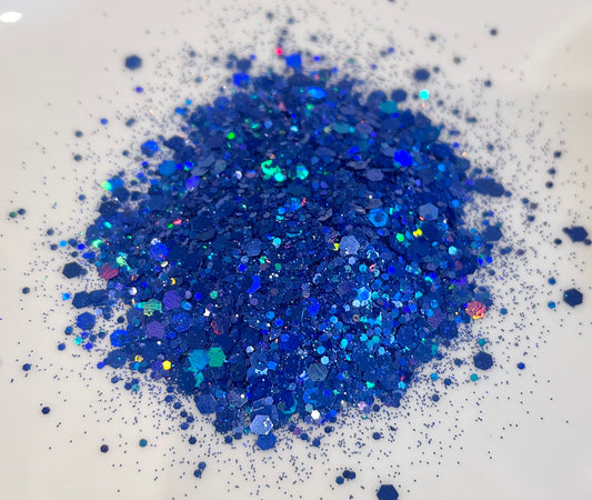 Chunky Mix Holographic Glitter in May Night