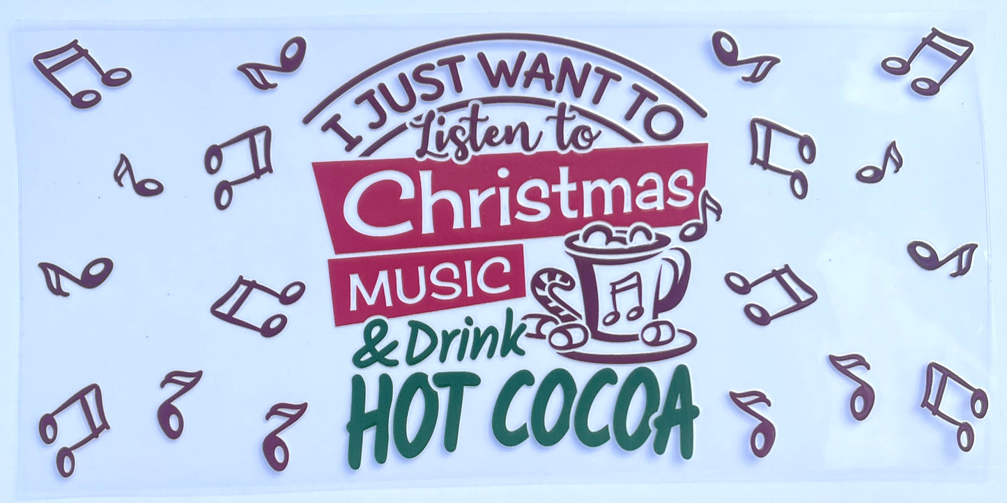 16oz UVDTF Cup/Tumbler Vinyl Wrap/Decal