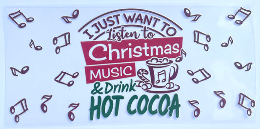 16oz UVDTF Cup/Tumbler Vinyl Wrap/Decal