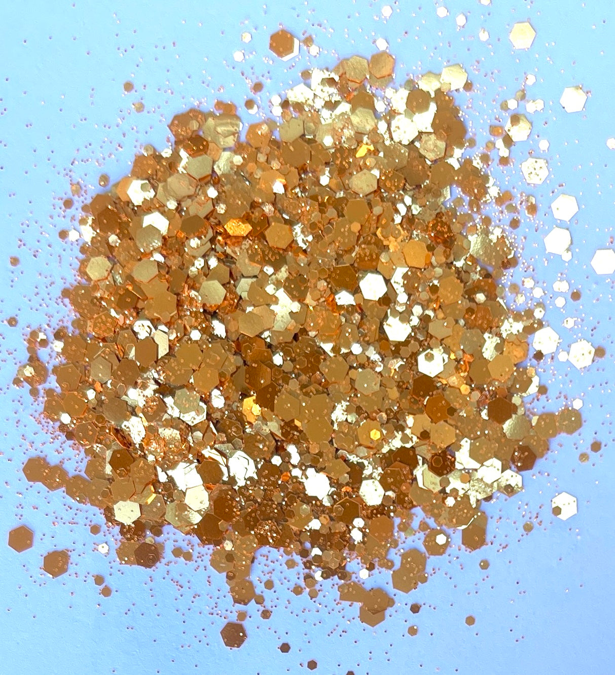 Marigold - Chunky Mix Gold Metallic Glitter