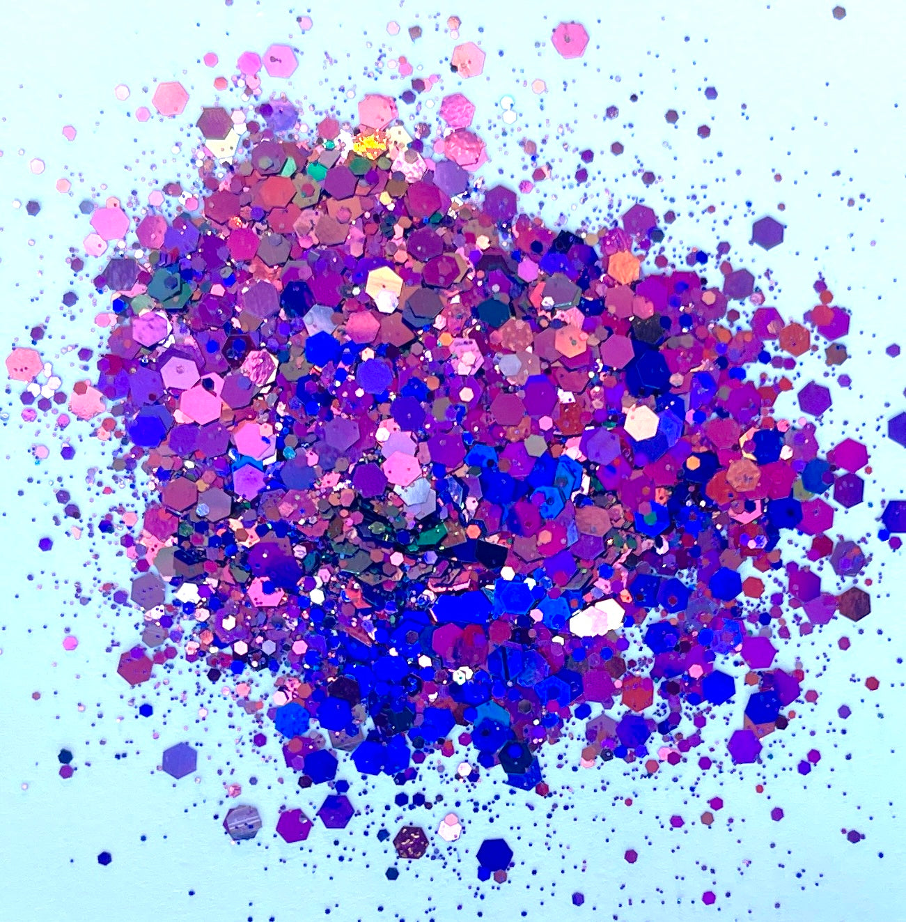 Snapdragon - Chunky/Fine Mix Holographic Green/Purple/Blue Colour Shift Glitter