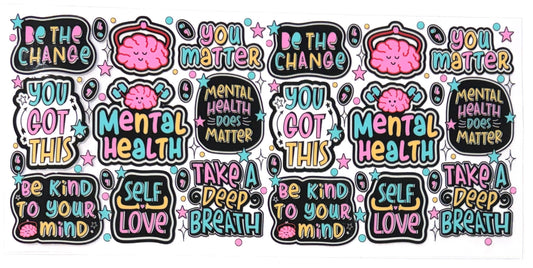 16oz UVDTF Cup/Tumbler Vinyl Wrap/Decal