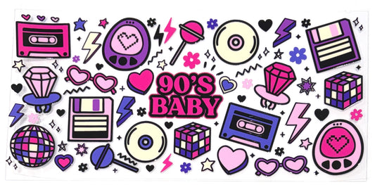 16oz UVDTF Cup/Tumbler Vinyl Wrap/Decal