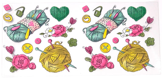 16oz UVDTF Cup/Tumbler Vinyl Wrap/Decal