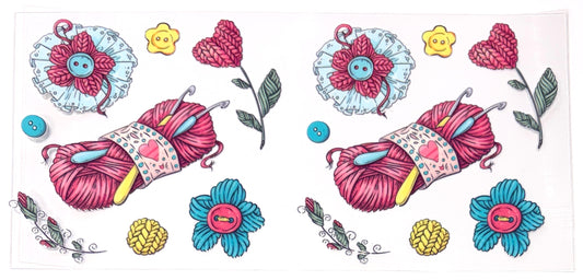 16oz UVDTF Cup/Tumbler Vinyl Wrap/Decal