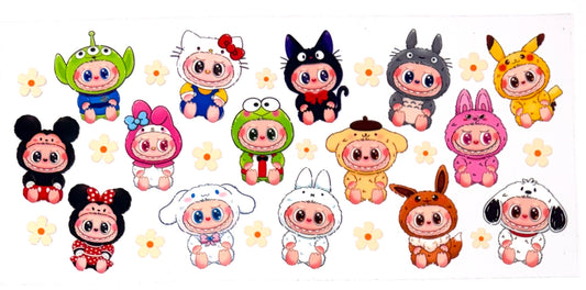 16oz UVDTF Cup/Tumbler Vinyl Wrap/Decal