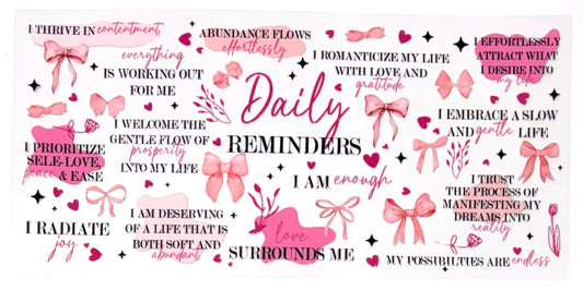 16oz UVDTF Cup/Tumbler Vinyl Wrap/Decal