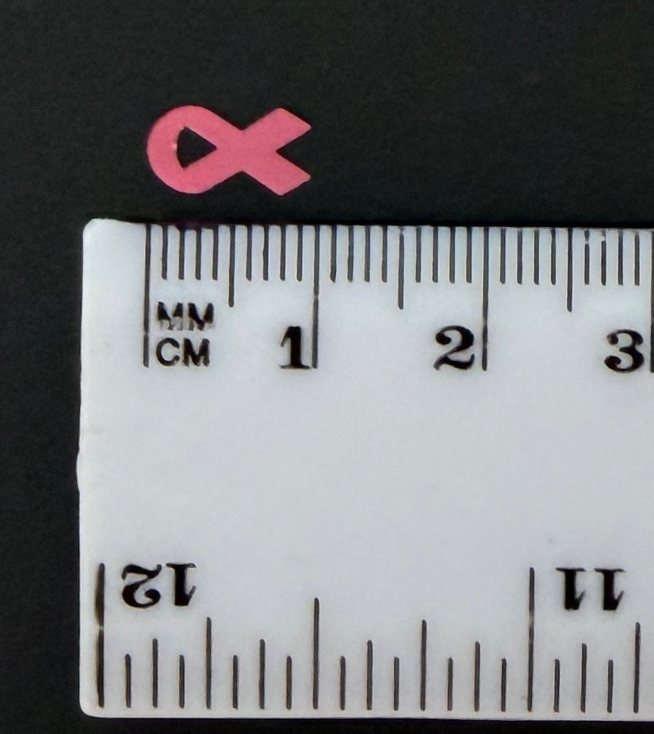 Breast Cancer Awareness Pink Ribbon Glitter Shapes/Confetti