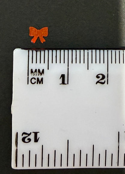 Red Bows Glitter Shapes/Confetti