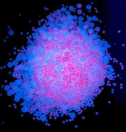 Pink Radiance - Chunky Glow In The Dark Pink Glitter