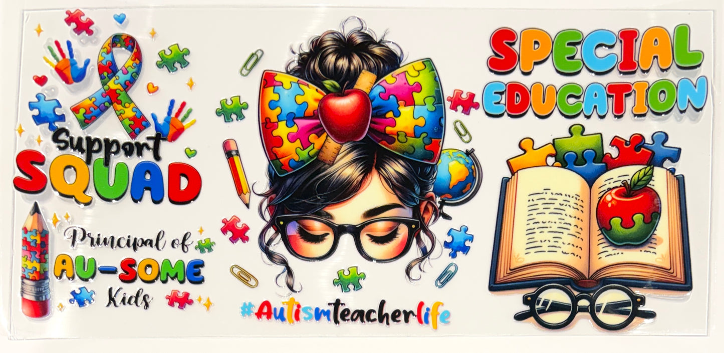 16oz UVDTF Cup/Tumbler Vinyl Wrap/Decal