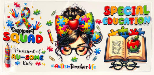 16oz UVDTF Cup/Tumbler Vinyl Wrap/Decal