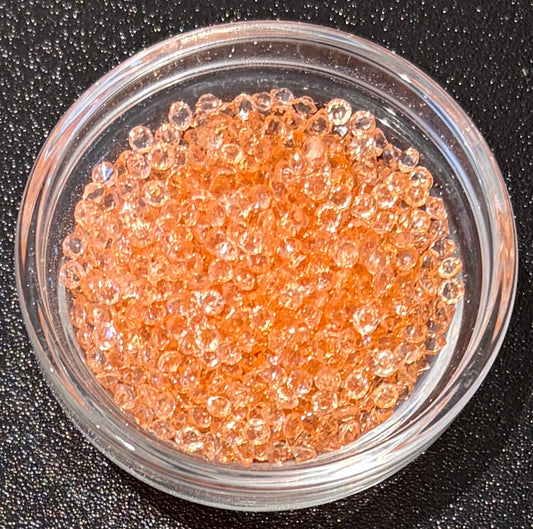 Champagne - 3mm Pointback Crystal Rhinestones - 125g Bag