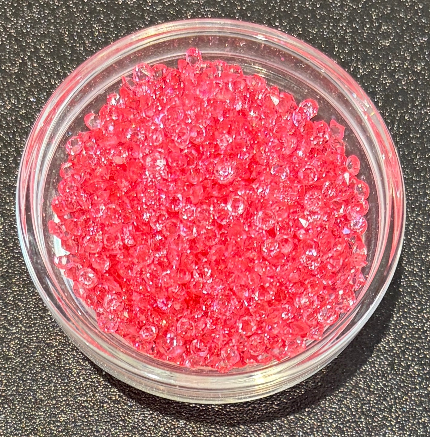 Rose Red - 3mm Pointback Crystal Rhinestones - 125g Bag