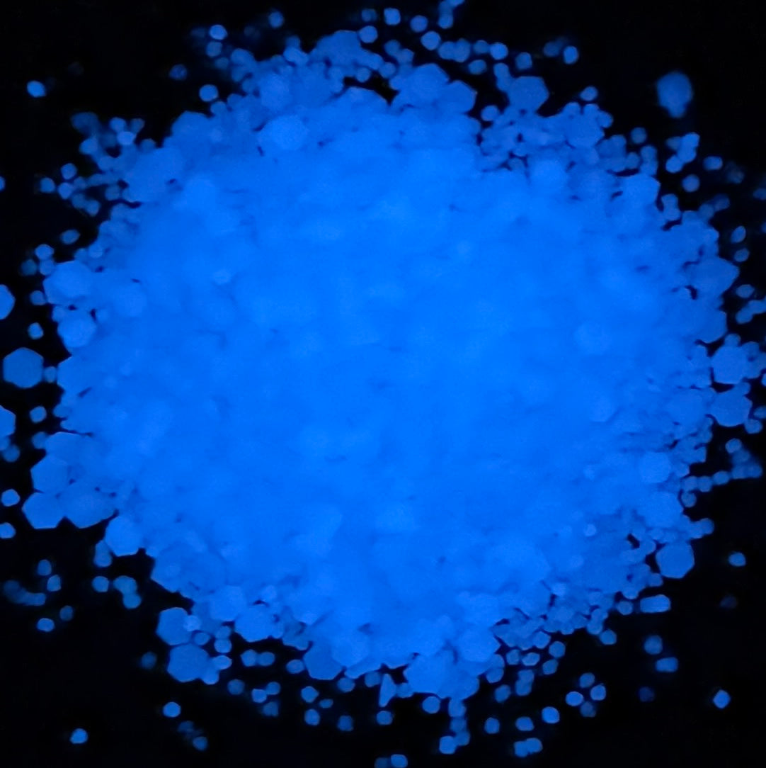 Sky Rocket - Chunky Glow In The Dark Blue Glitter