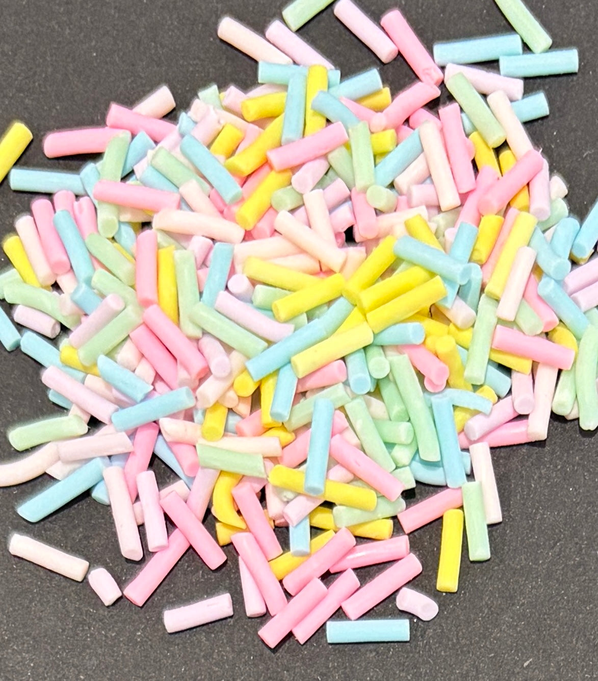 Pastel Sprinkles Polymer Clay Slices - 20g Bag