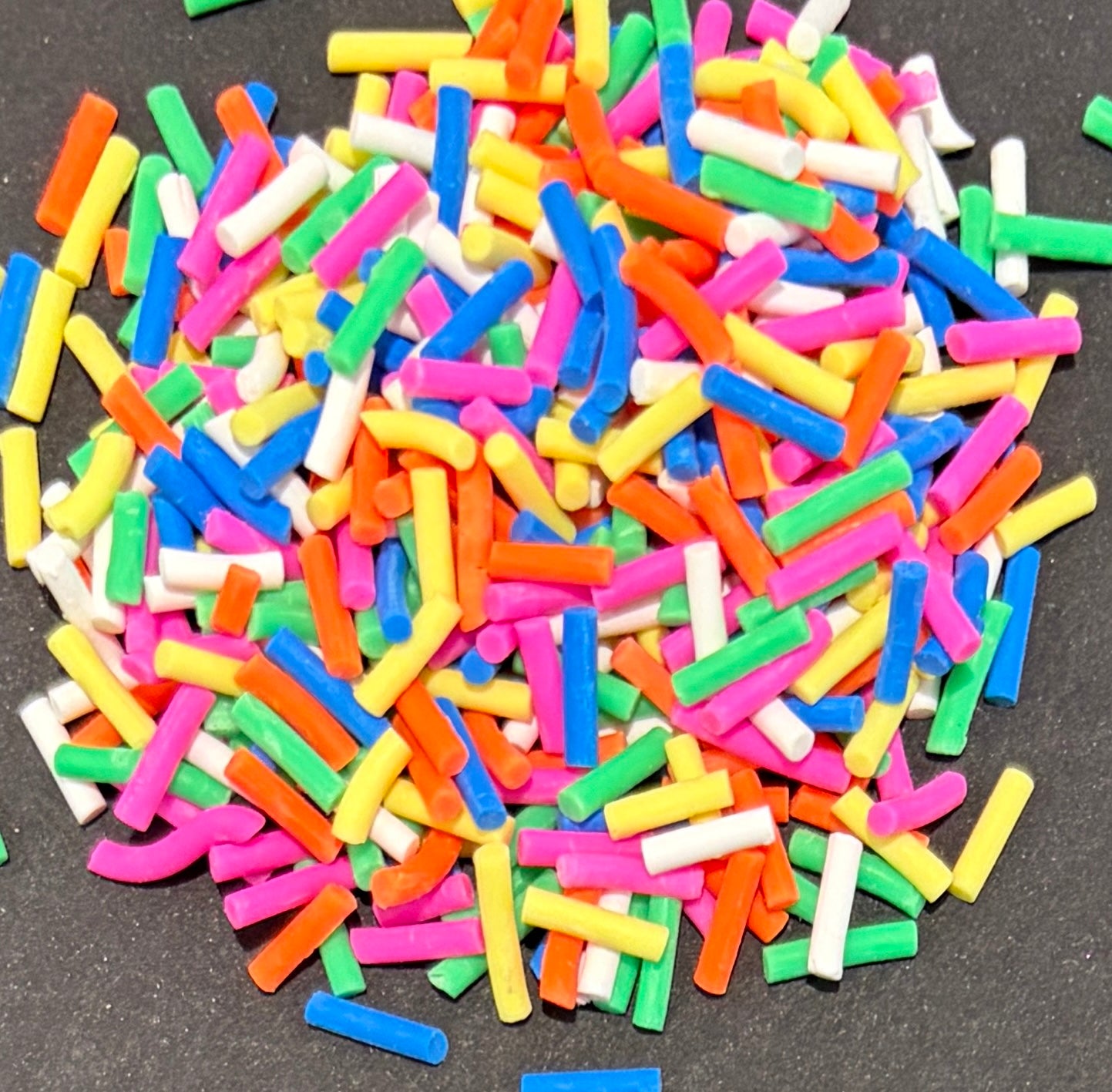 Bright Sprinkles Polymer Clay Slices - 20g Bag