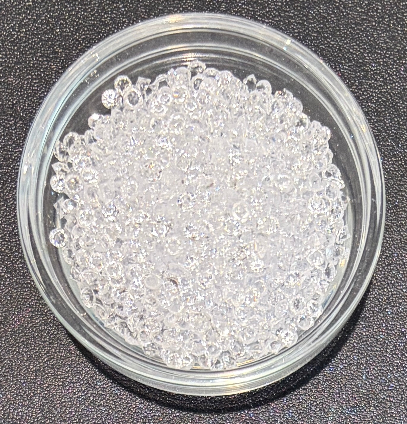 Clear - 3mm Pointback Crystal Rhinestones - 125g Bag
