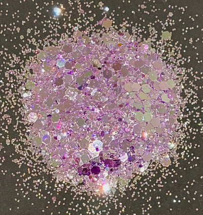 Mystic Merlin - Chunky/Fine Mix Purple High Shine Glitter