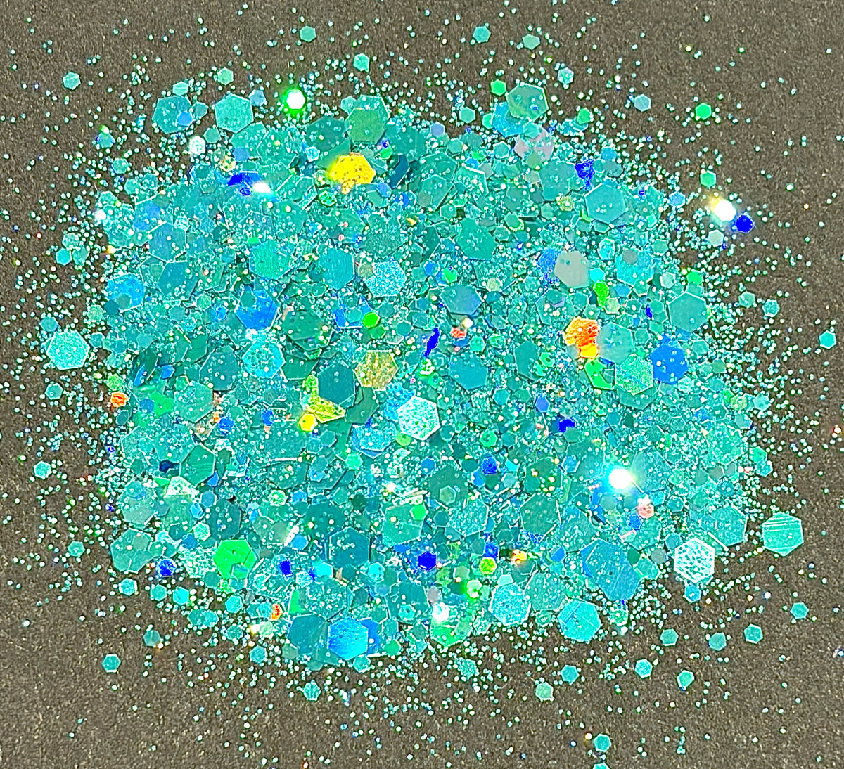 Sea Holly - Chunky/Fine Mix Aqua Holographic Glitter