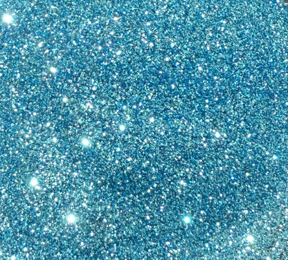 Sea Breeze fine blue glitter flakes with metallic shine for craft projects