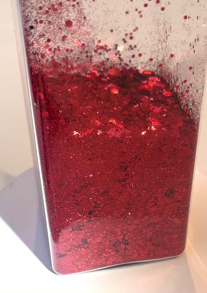 Cherry Pops - Chunky/Fine Mix Of Red Metallic Glitter